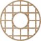 Ekena Millwork O'Neal Wood Fretwork Pierced Ceiling Medallion, Red Oak, 38"OD x 13 3/4"ID x 1/4"T CMWP38X38X0250ONRO - alternate 3